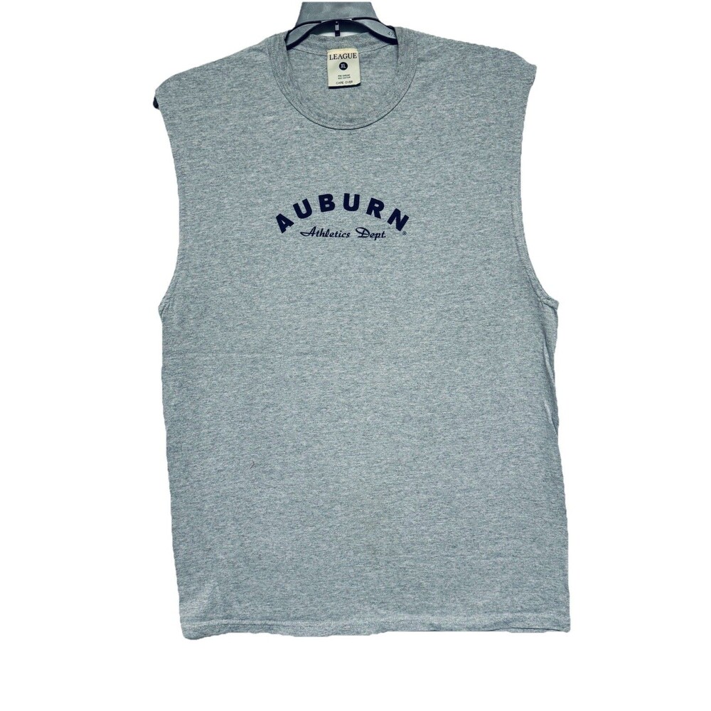 Vintage Auburn Athletic Dept. Sleeveless T Shirt Men's size XL League Brand USA